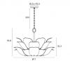 MONTE 12 LIGHT PENDANT